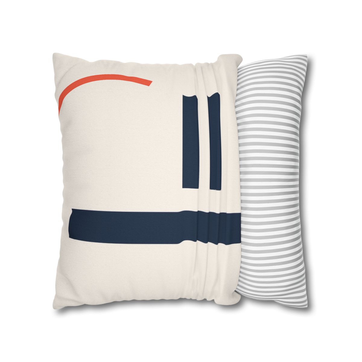 Offset Bars With Orbit Arc soft cotton pillow cases