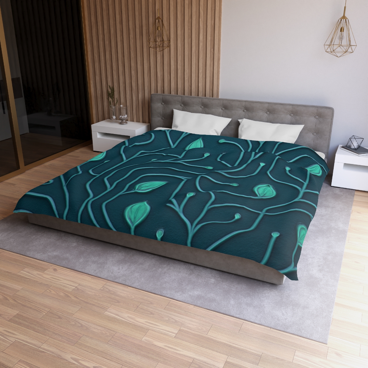 Vine Circuit Lattice personalized bedding duvets