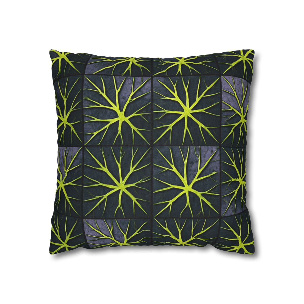 Venation Starburst Mosaic designer print pillow cases