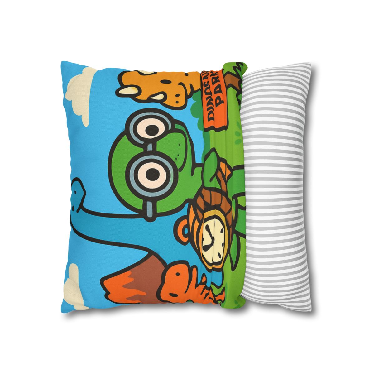 Time Traveling Turtle At The Dino Park unique gift pillow cases
