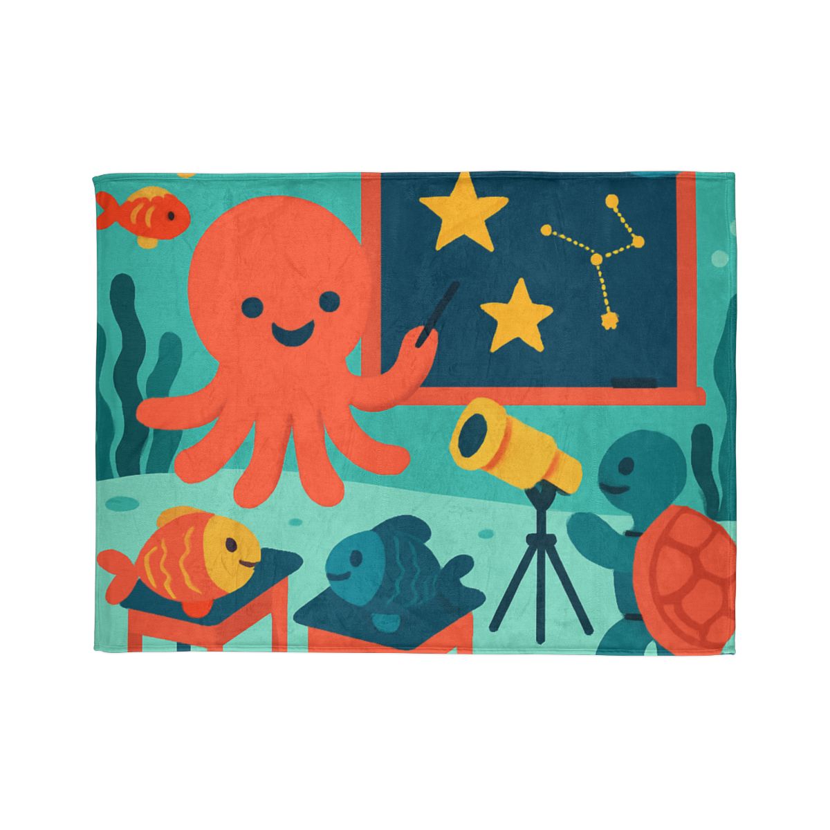 Starlight Coral Classroom trendy patterned blankets