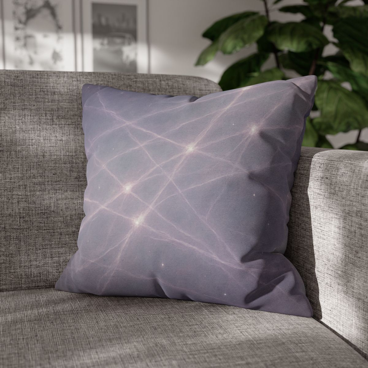 Celestial Web Filament custom pillow cases