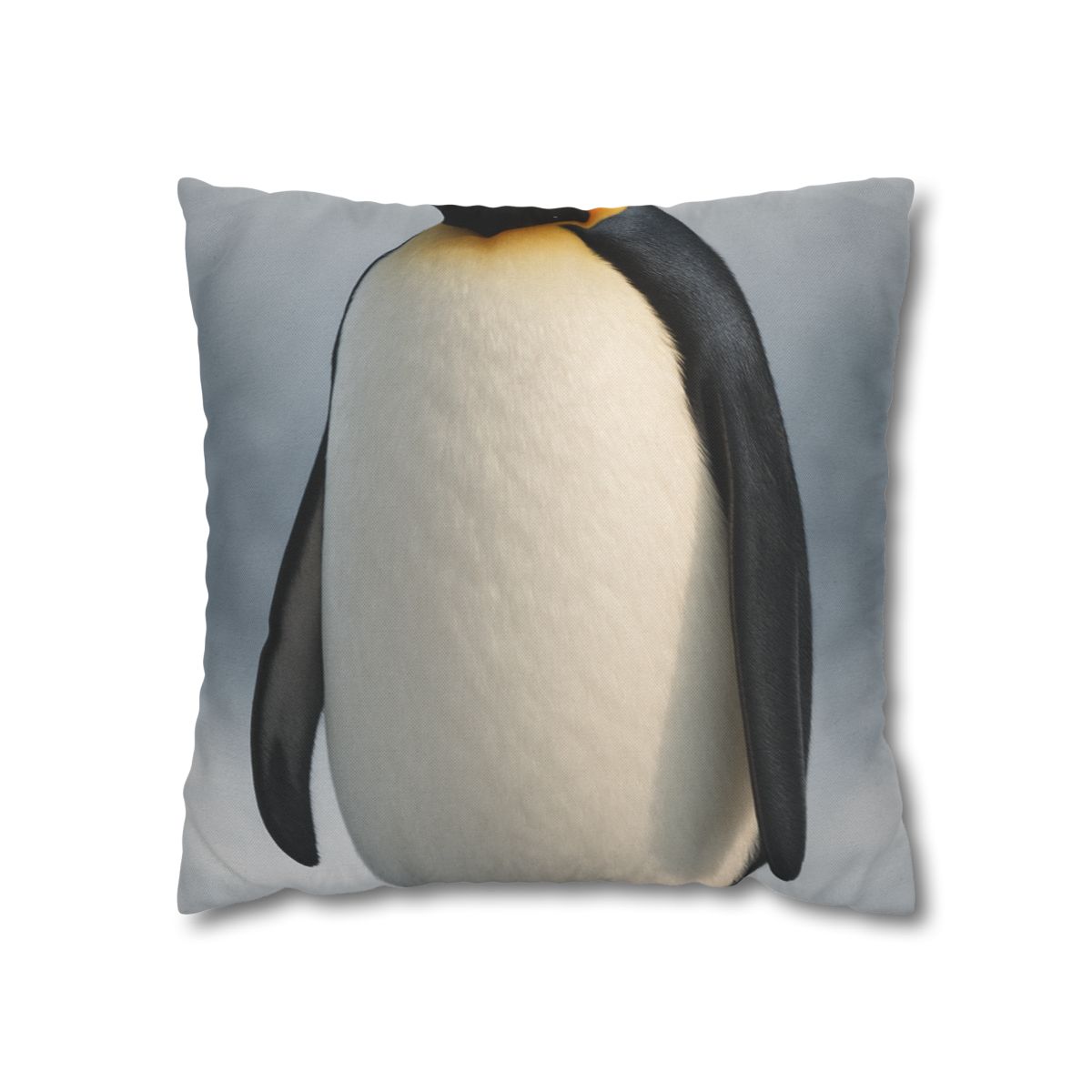 Frost Line Emperor Penguin designer print pillow cases