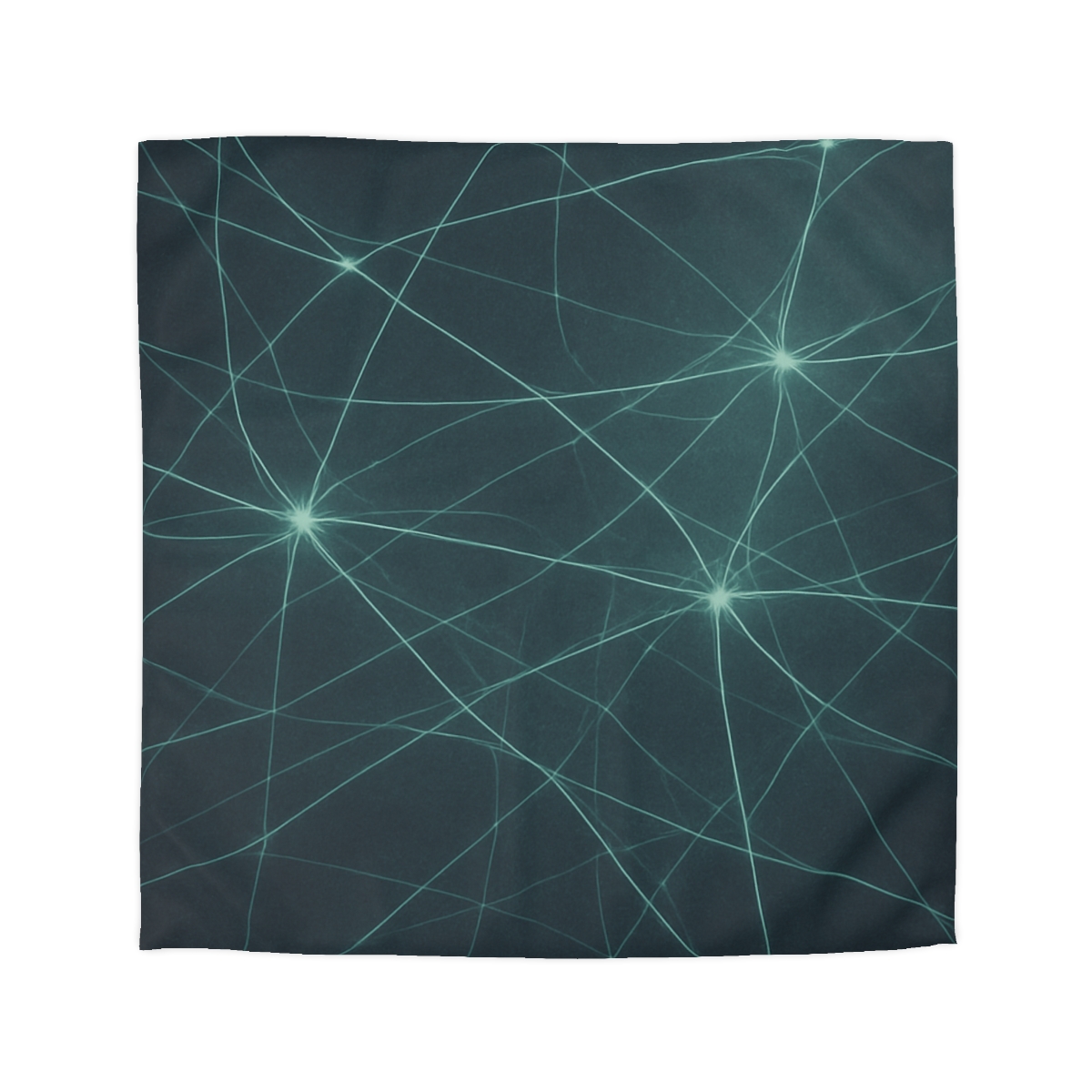 Cosmic Web Filament Glow designer printed duvets