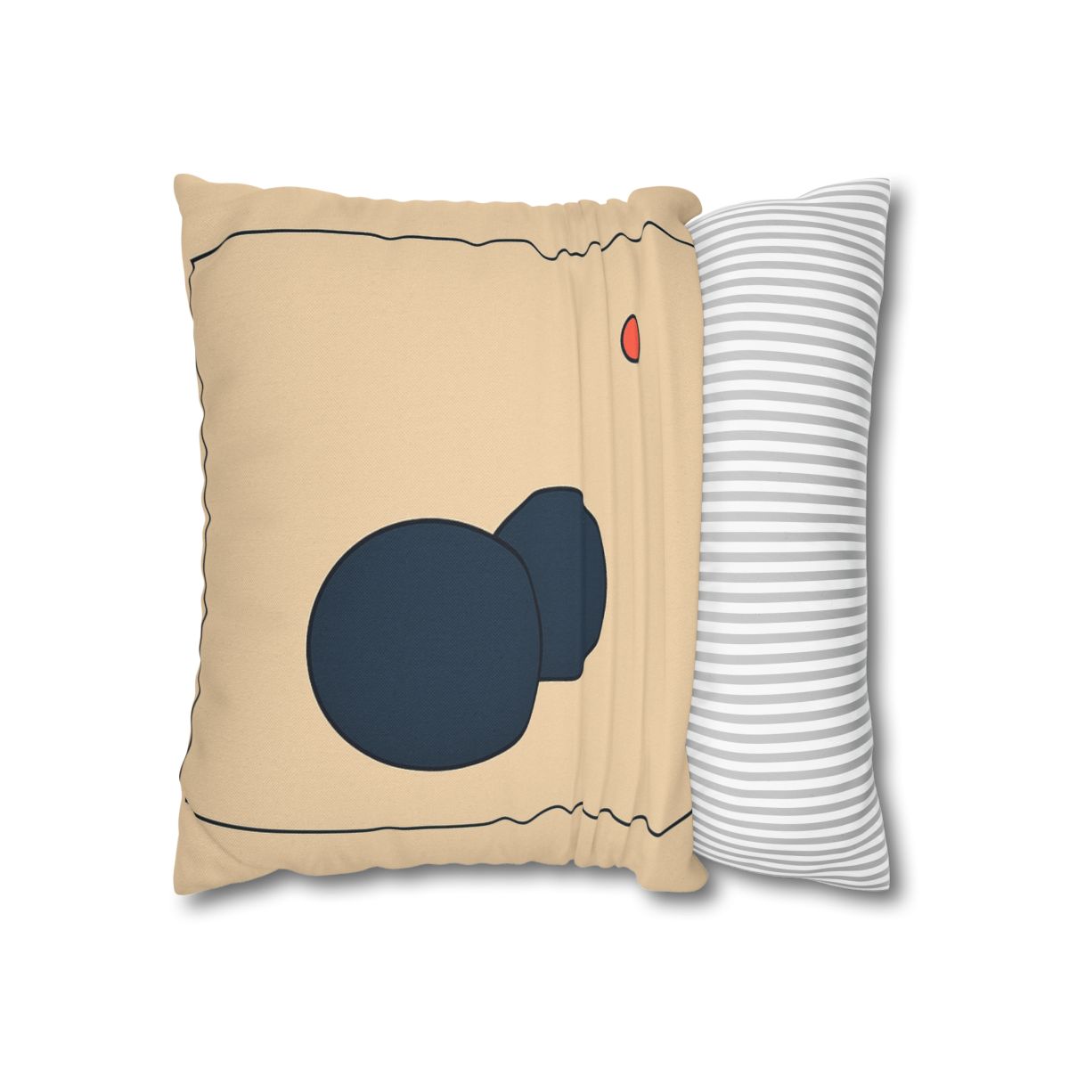 Offset Frame With Two Quiet Discs stylish decorative pillowcases