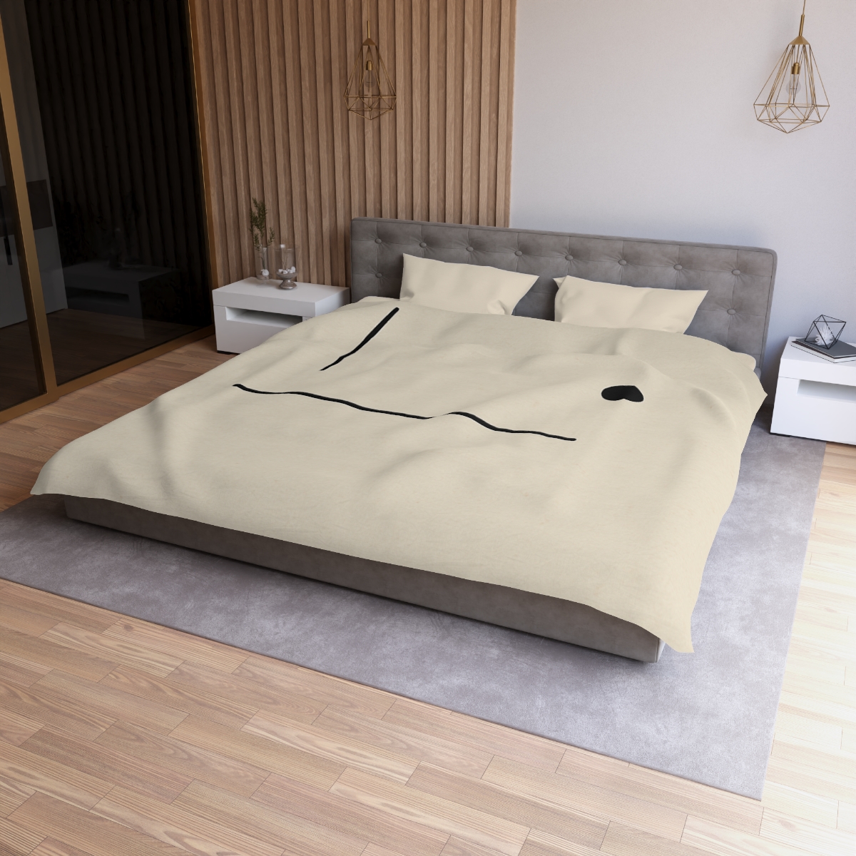 Triad Line And Dot Alignment duvets for gifts