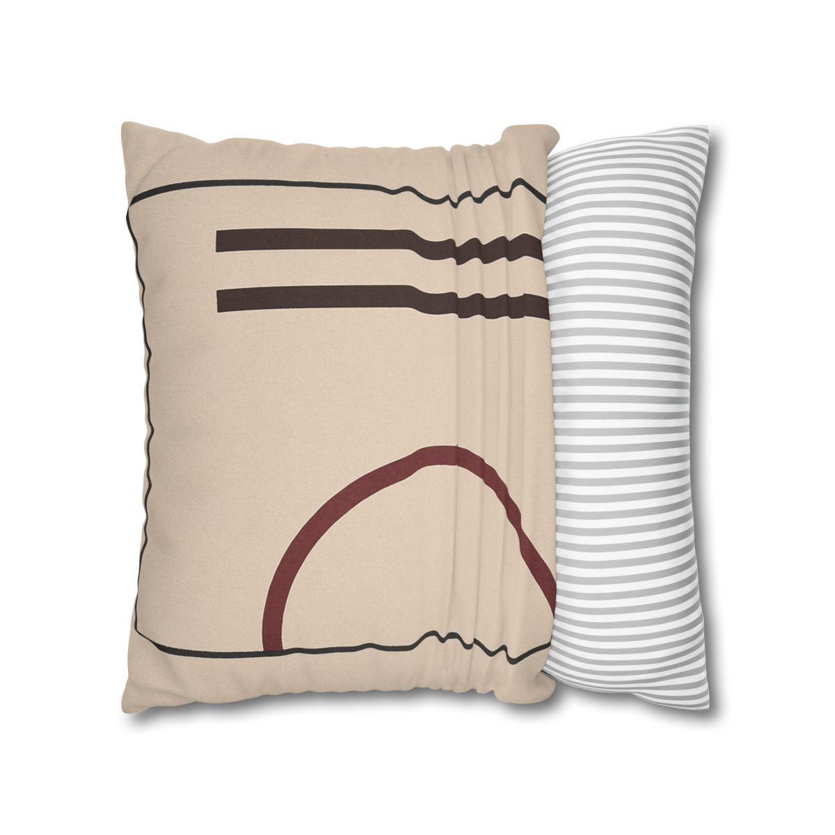 Framed Arc And Twin Columns soft cotton pillow cases