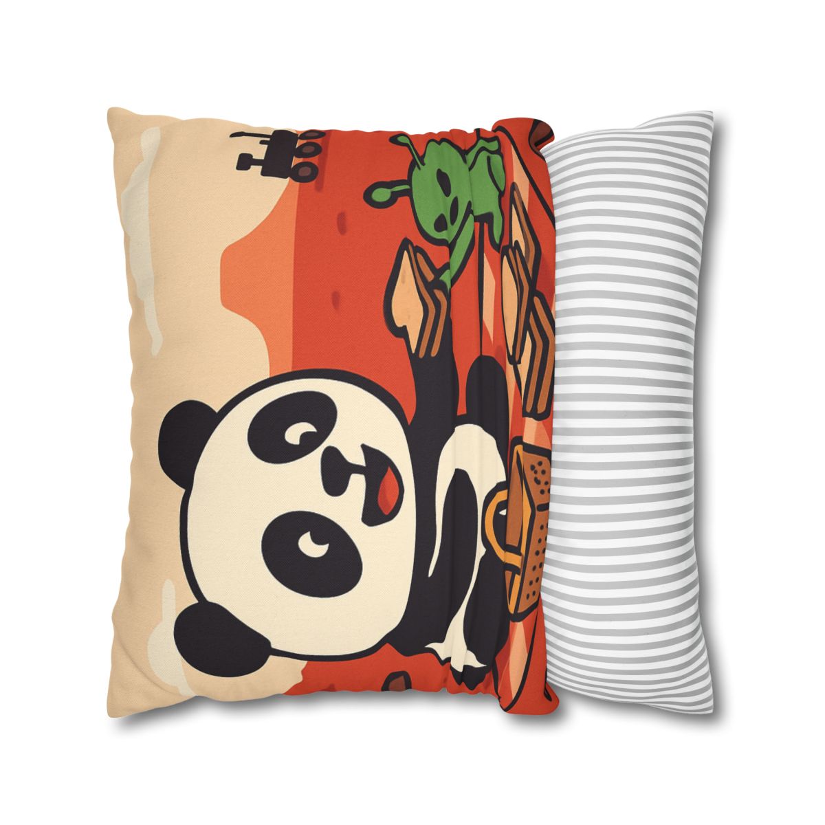 Martian Panda Picnic custom pillow cases