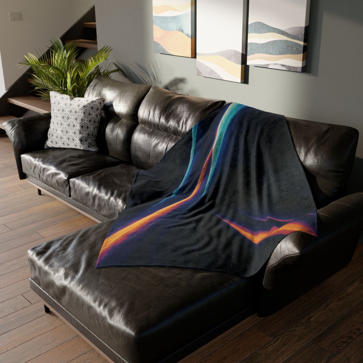 Prismatic Horizon Shear warm winter blankets