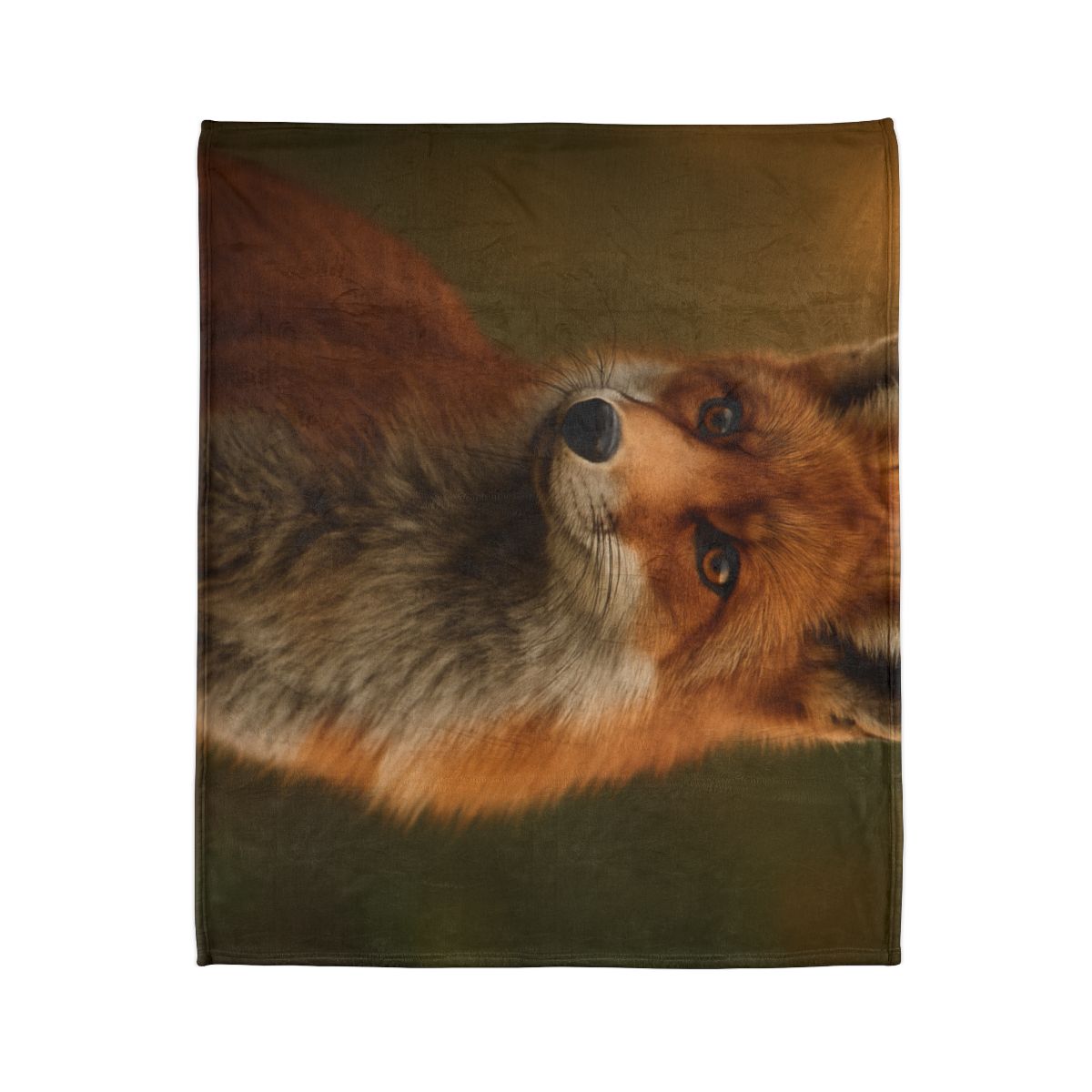Crimson Whisper Red Fox unique gift blanketscustom blankets