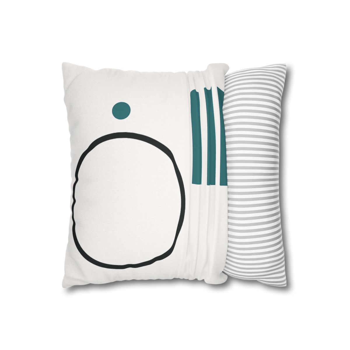 Orbiting Bars And Hollow Circle comfortable bedding pillow covers