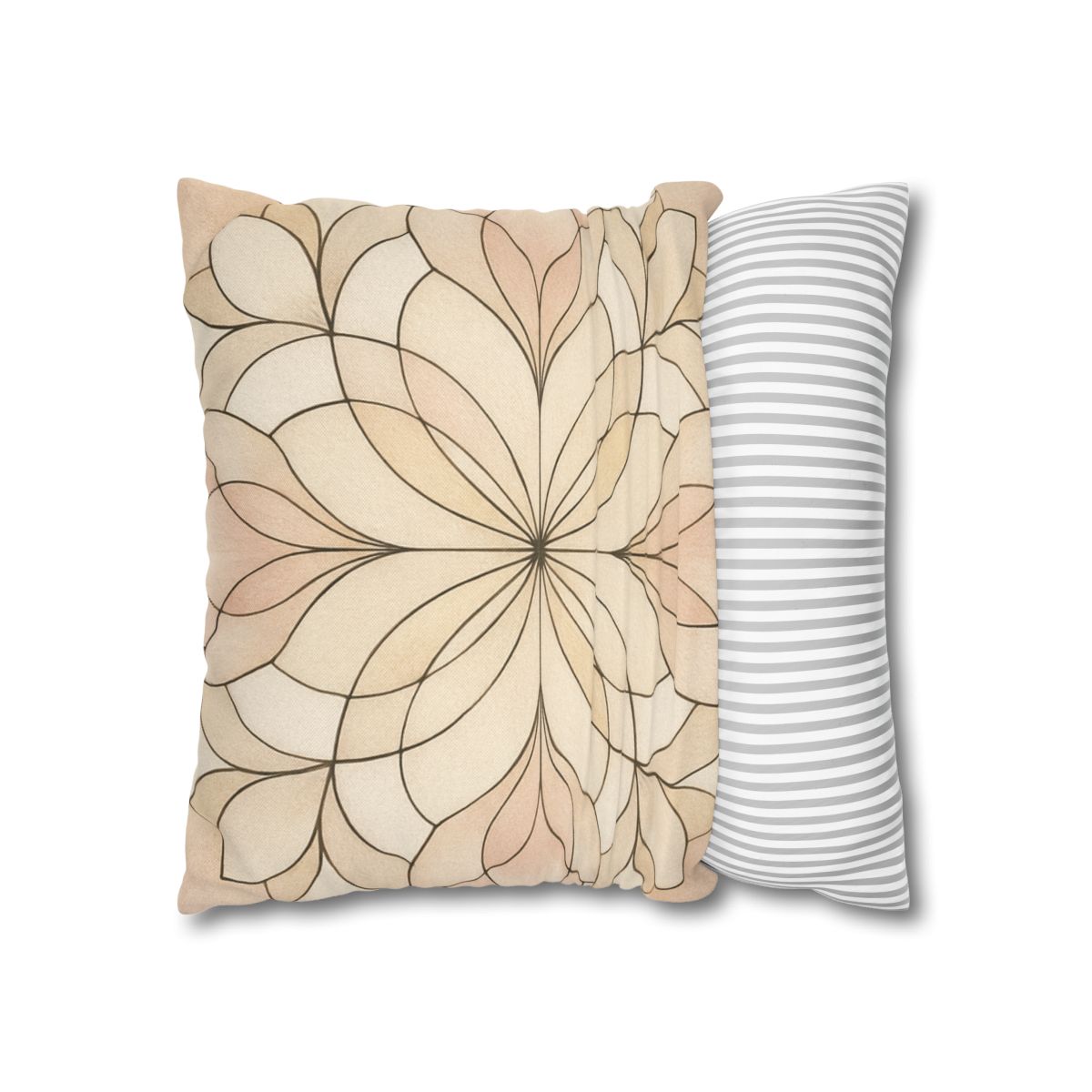 Petal Prism Lattice stylish decorative pillowcases