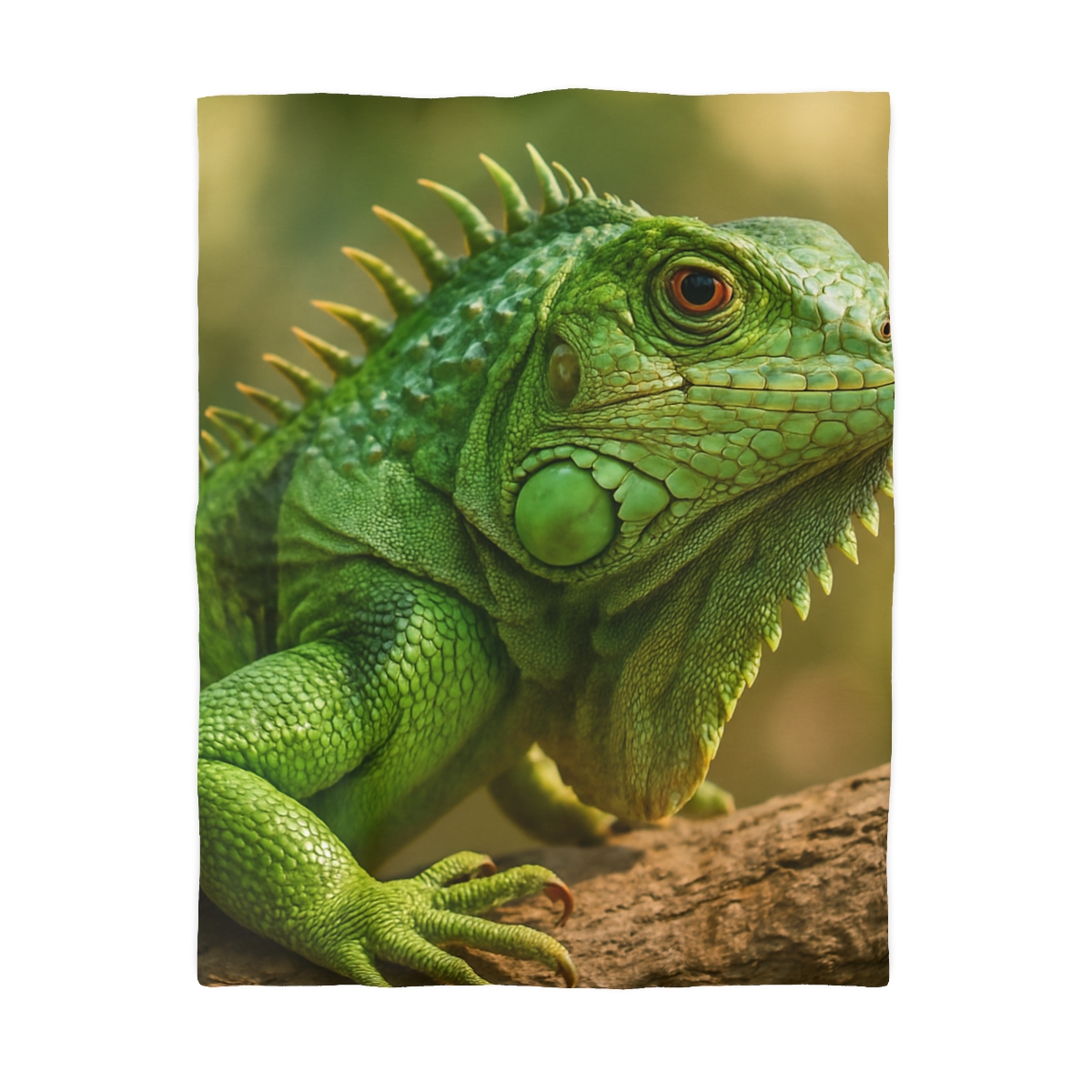 Green Iguana Sun Poise personalized bedding duvets