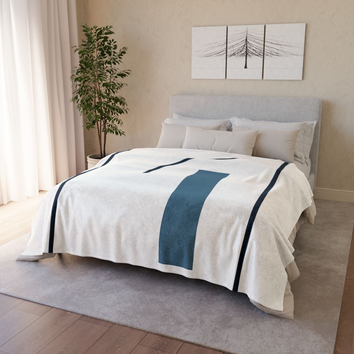 Split Frame With Rising Arc warm winter blankets