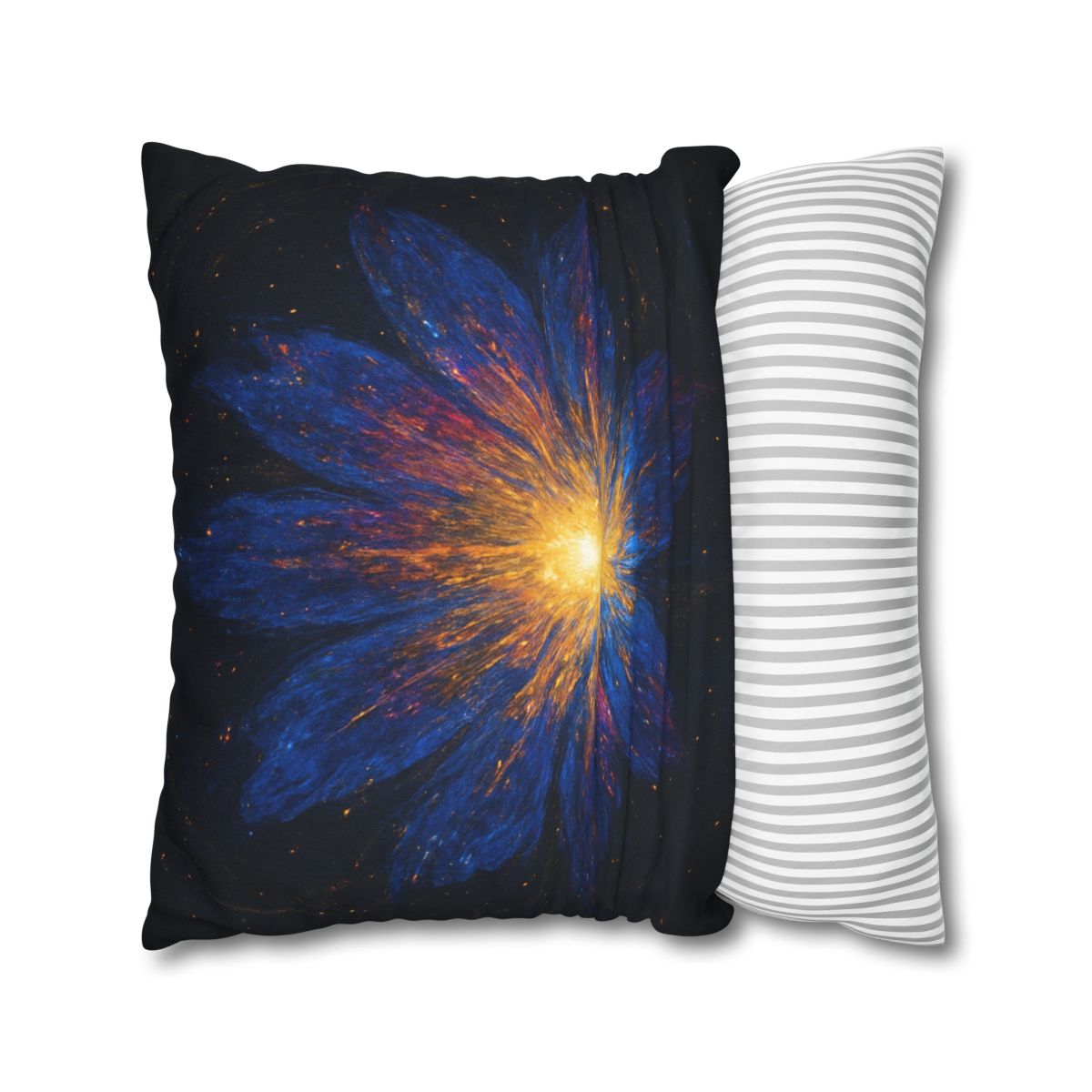 Prismatic Starforge Bloom comfortable bedding pillow covers