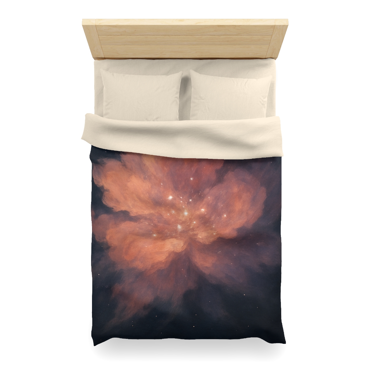 Celestial Dust Bloom personalized bedding duvets