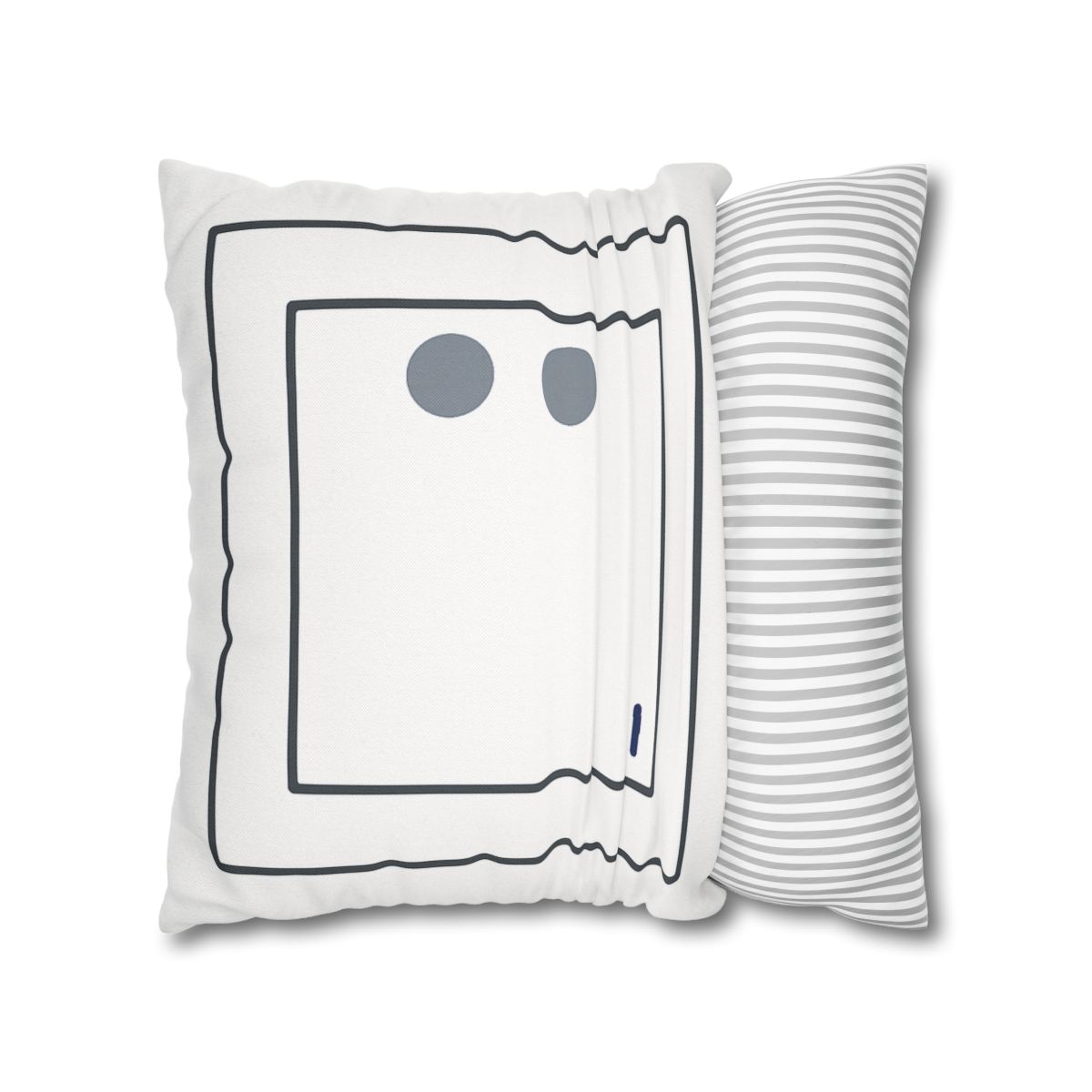 Nested Square With Sliding Circle Pair personalized pillow covers