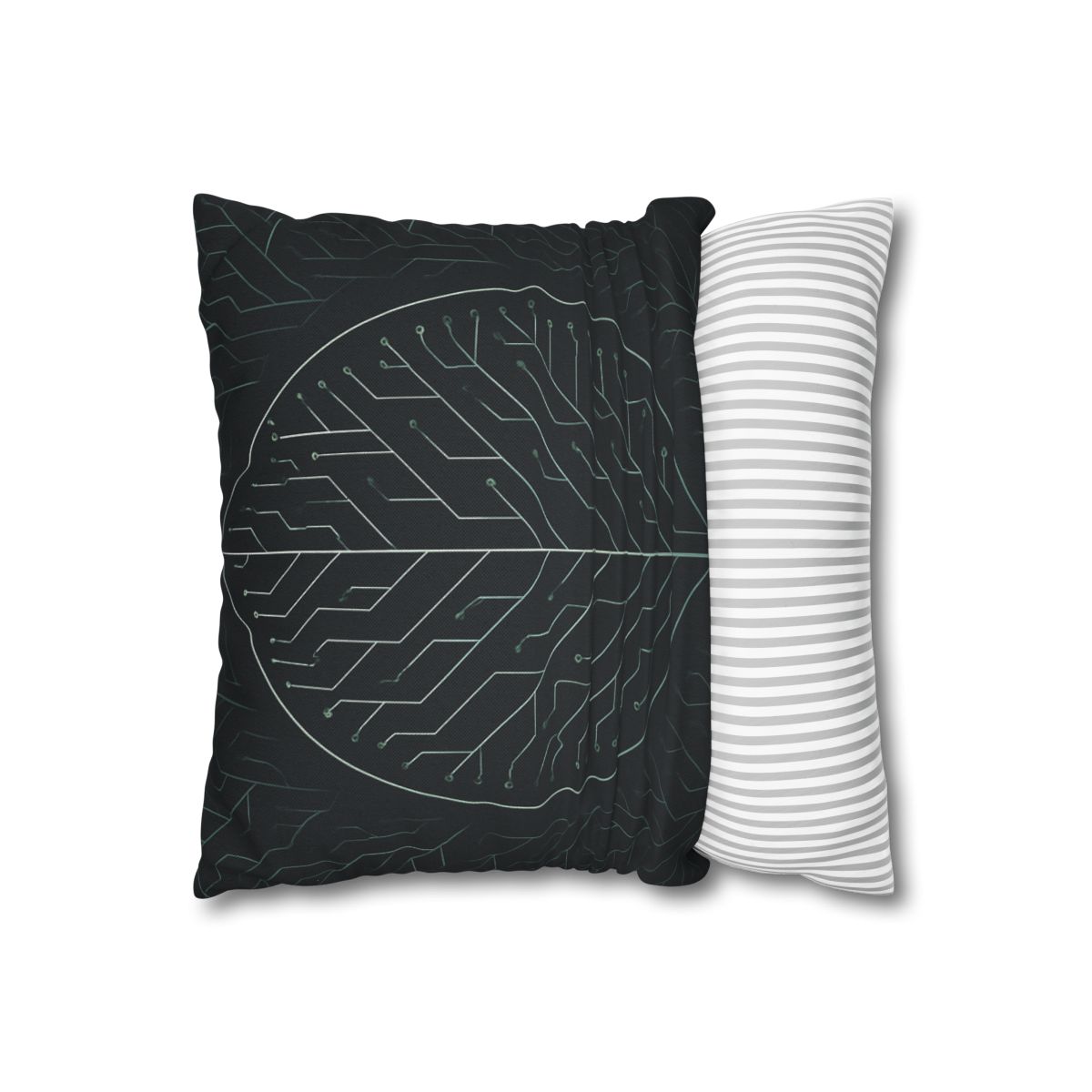 Leaf Vein Circuitry custom pillow cases