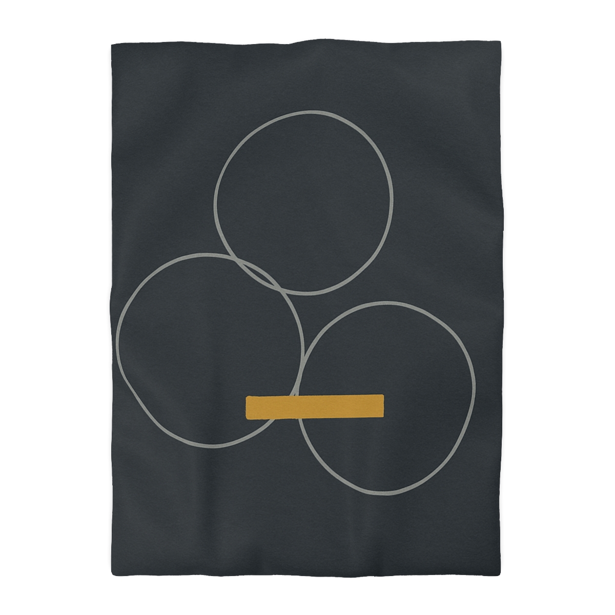 Three Rings With Shared Tangent Bar personalized bedding duvets