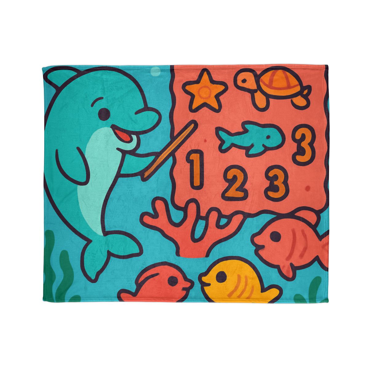 Cosmic Coral Reef Classroom unique gift blanketscustom blankets