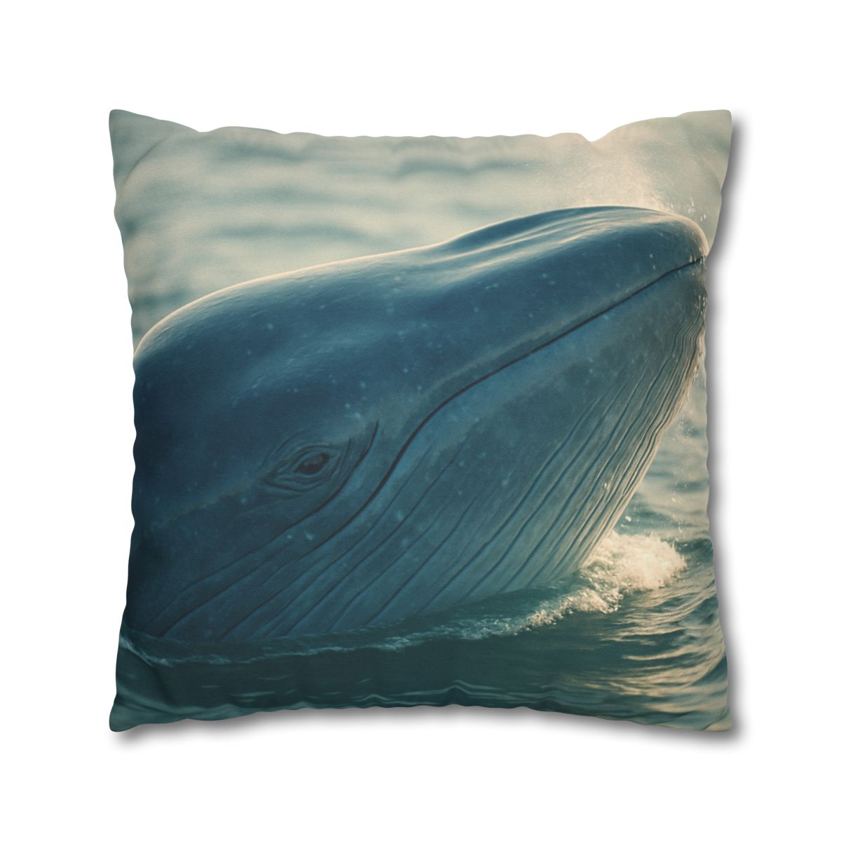 Ocean Song Blue Whale personalized pillow covers
