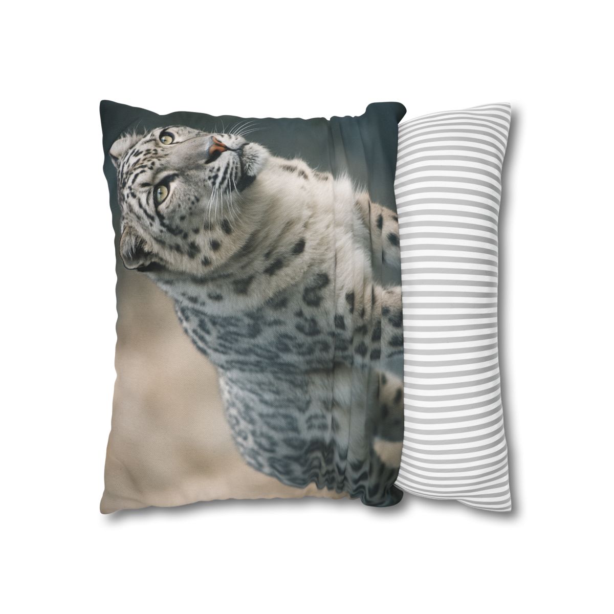 Mist Veil Snow Leopard comfortable bedding pillow covers