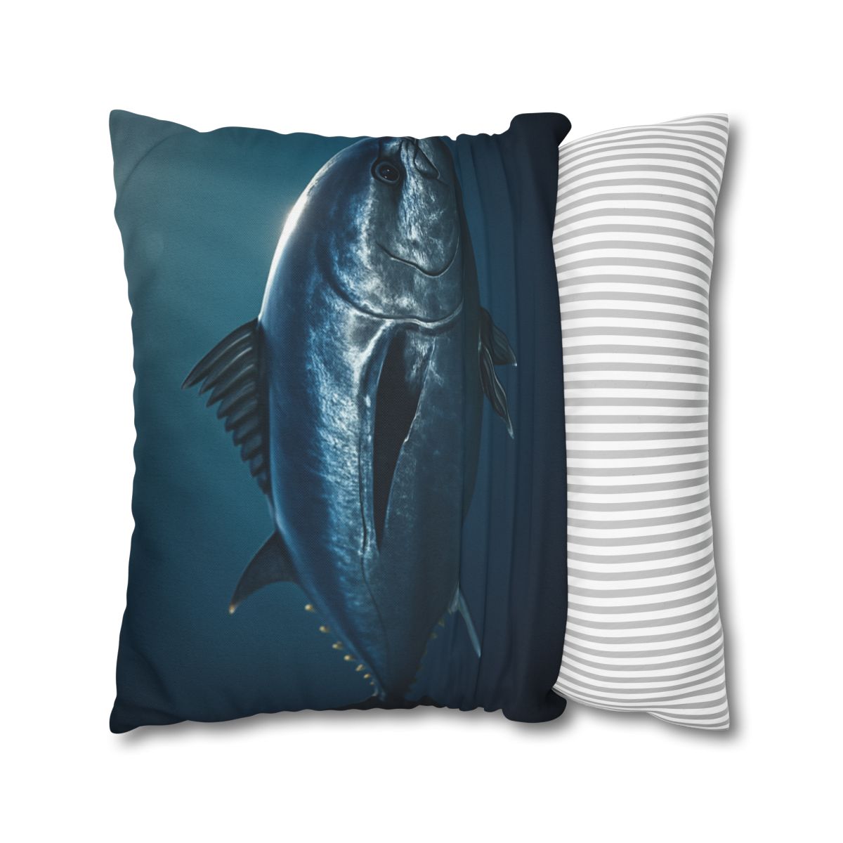 Glimmerfin Bluefin Tuna comfortable bedding pillow covers