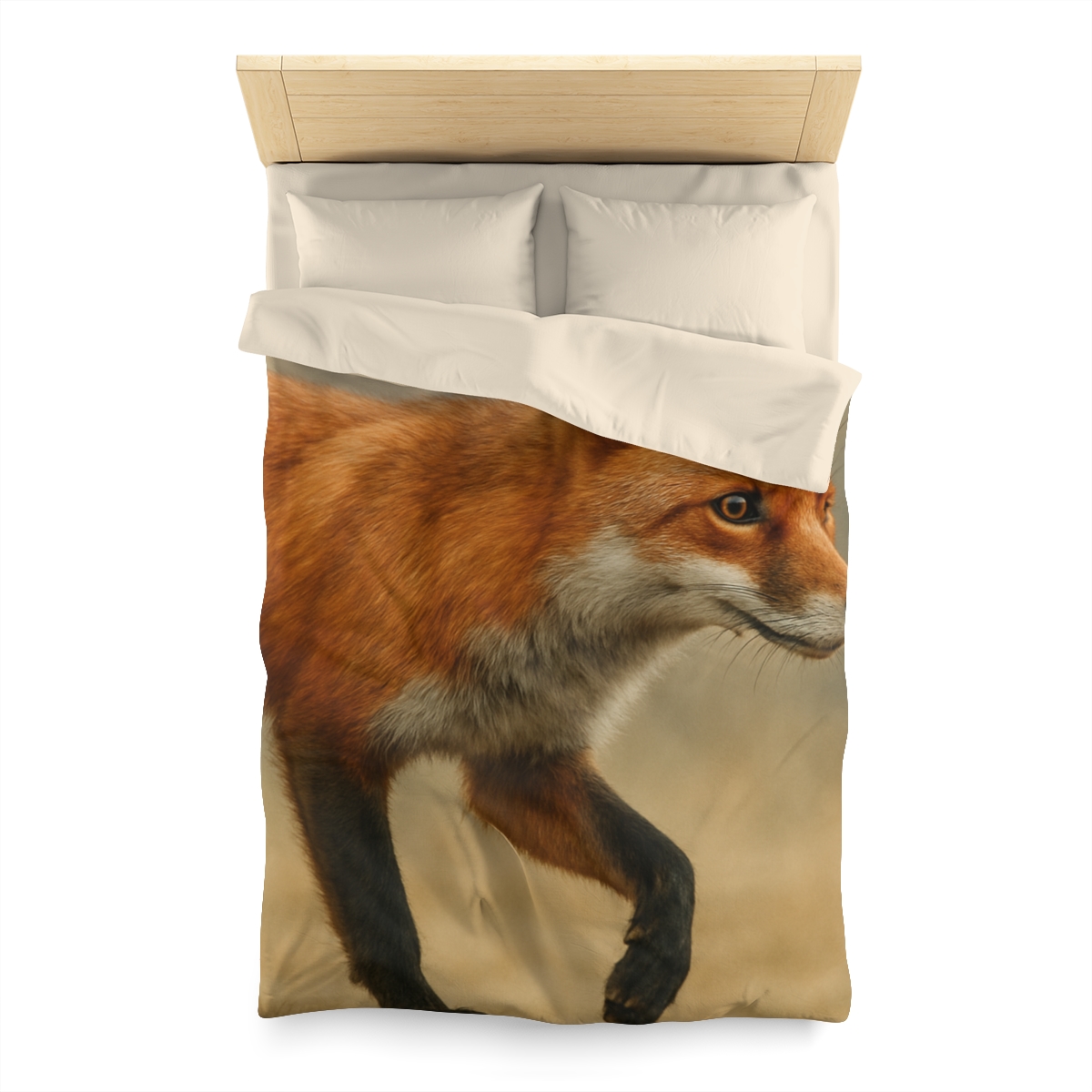 Eclipse Drift Red Fox designer printed duvets