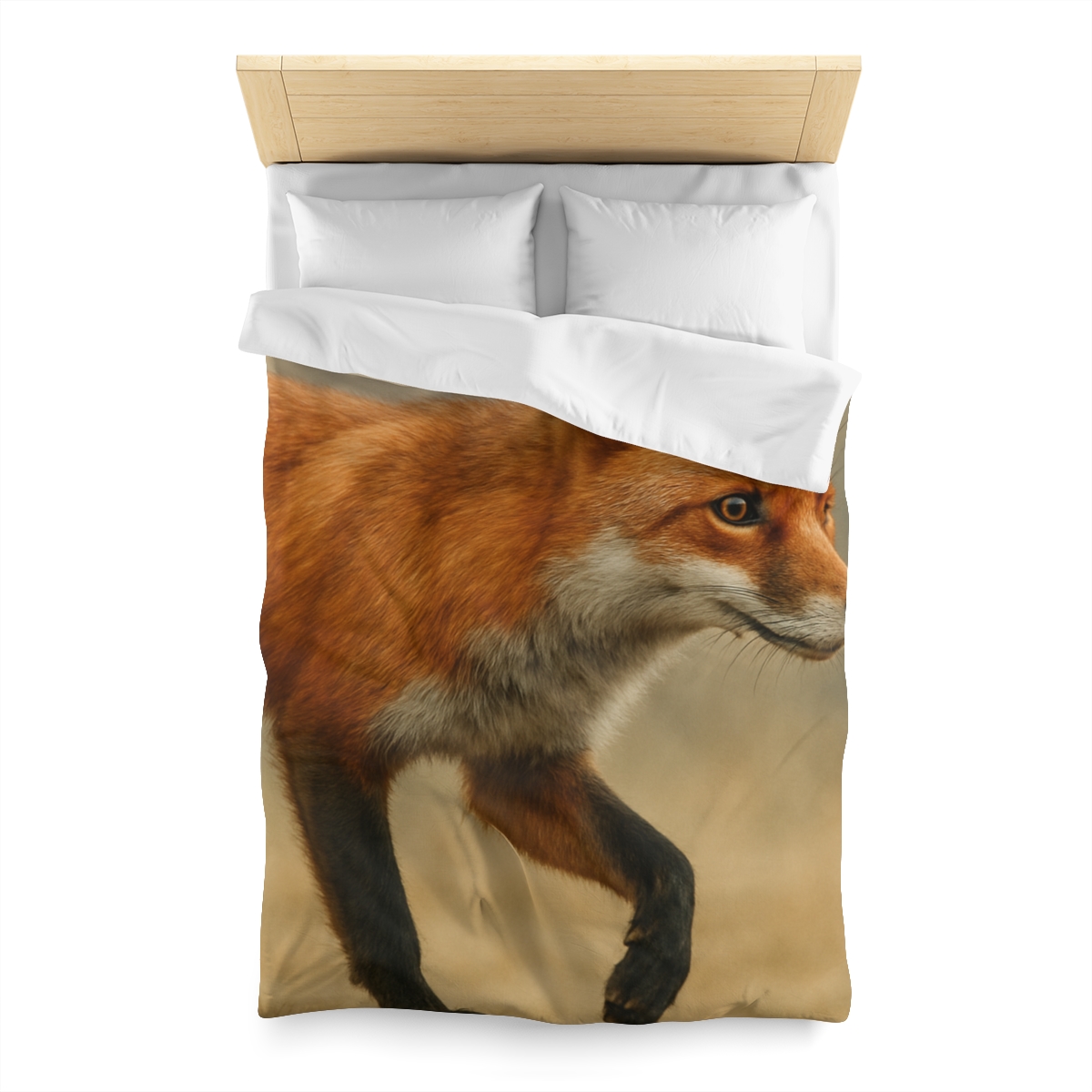 Eclipse Drift Red Fox designer printed duvets