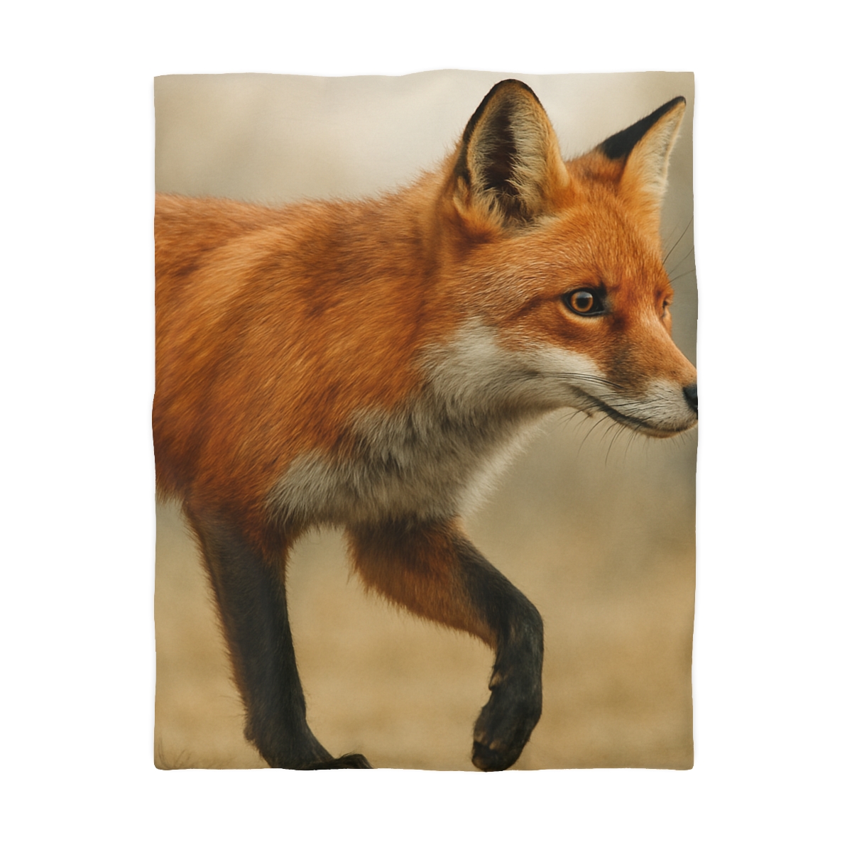 Eclipse Drift Red Fox designer printed duvets