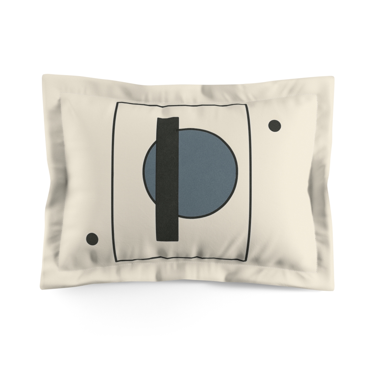 Eclipse Frame Offset unique shape pillows