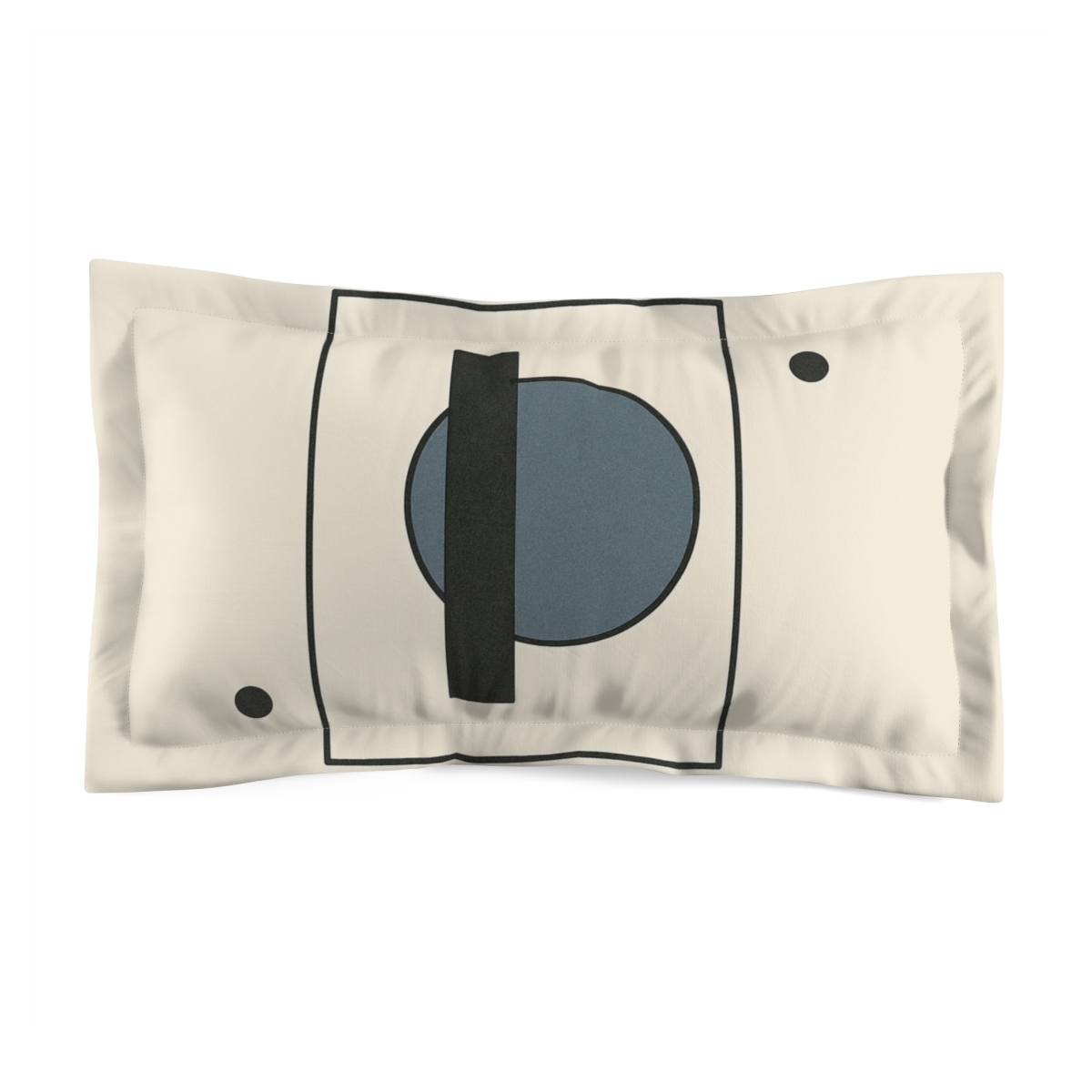 Eclipse Frame Offset unique shape pillows