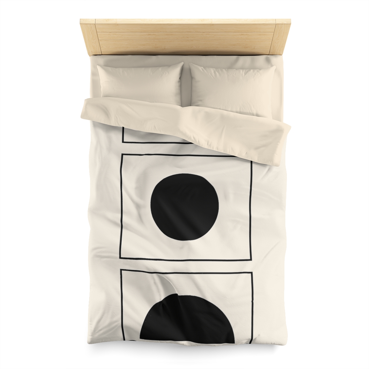 Eclipse Frame Triptych soft comforter duvets