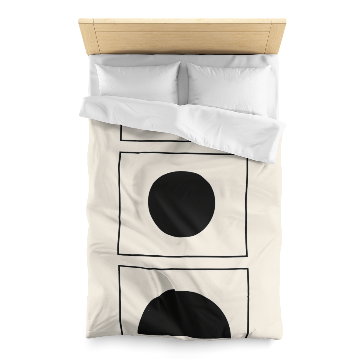 Eclipse Frame Triptych soft comforter duvets