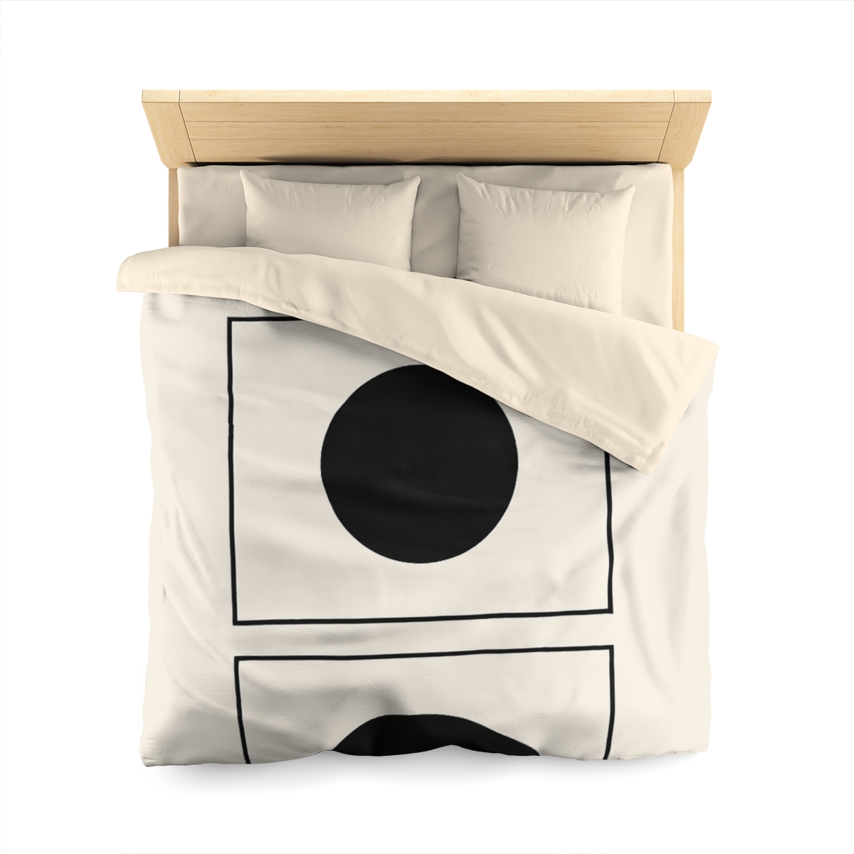 Eclipse Frame Triptych soft comforter duvets