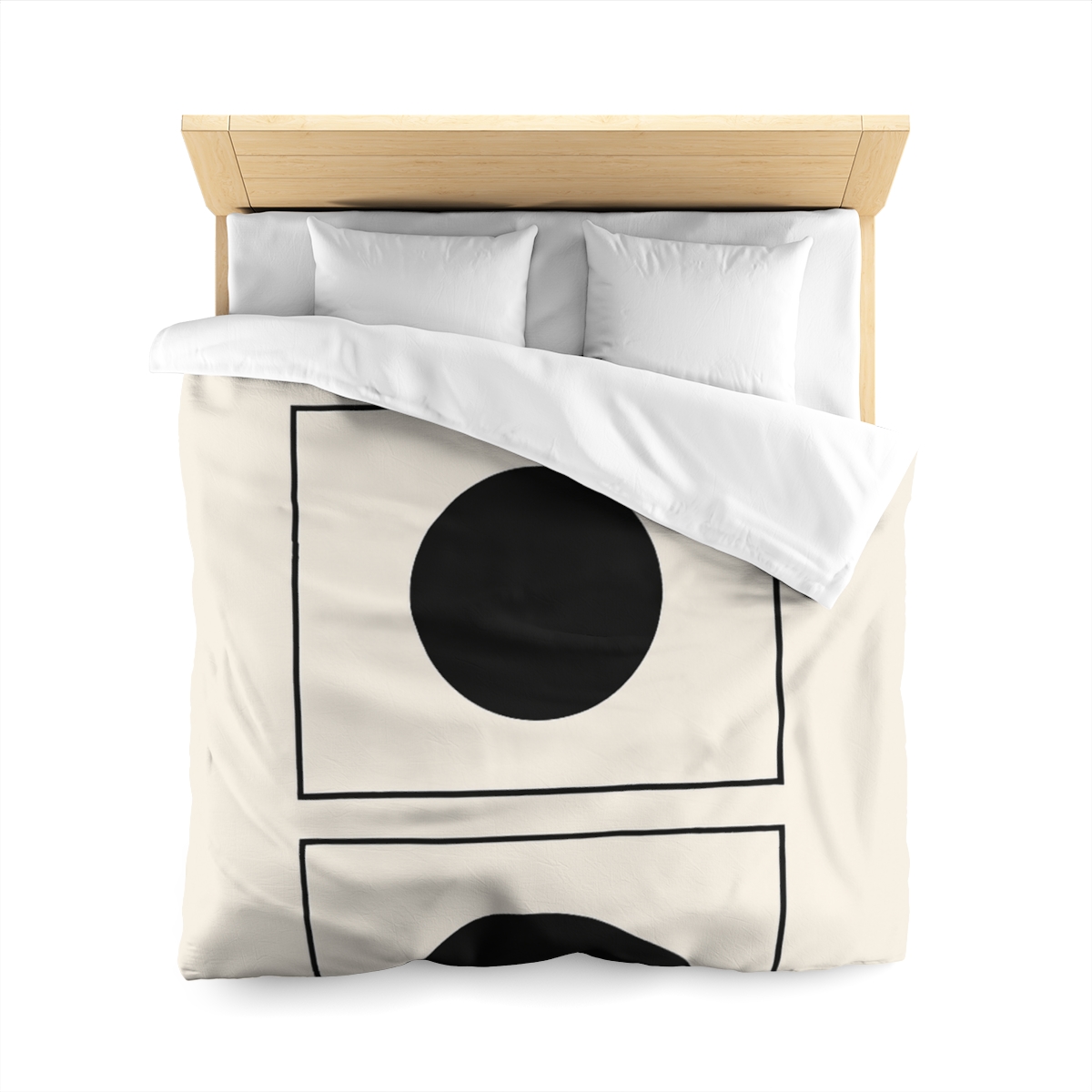 Eclipse Frame Triptych soft comforter duvets