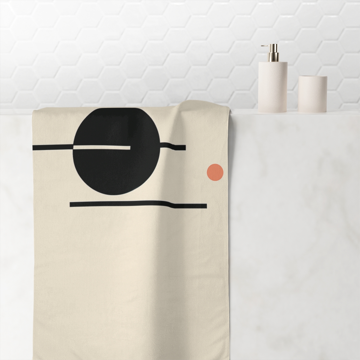 Eclipse Offset Bars decorative home towelscustom towels