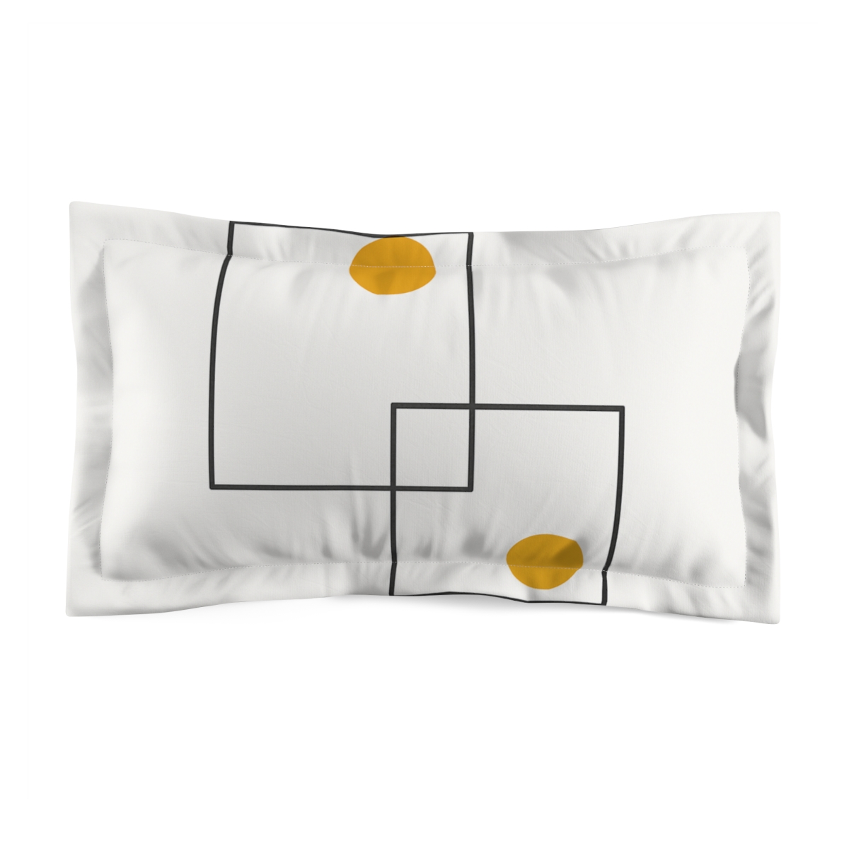 Eclipse Offset Frame Pair soft plush pillows