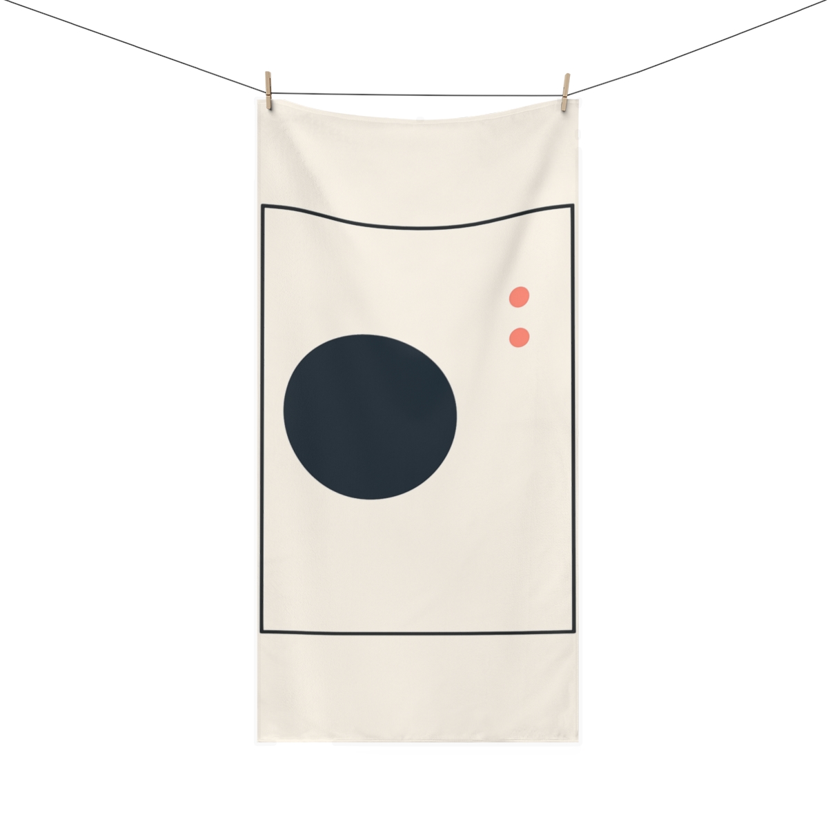 Eclipse Window Offset designer printed towels