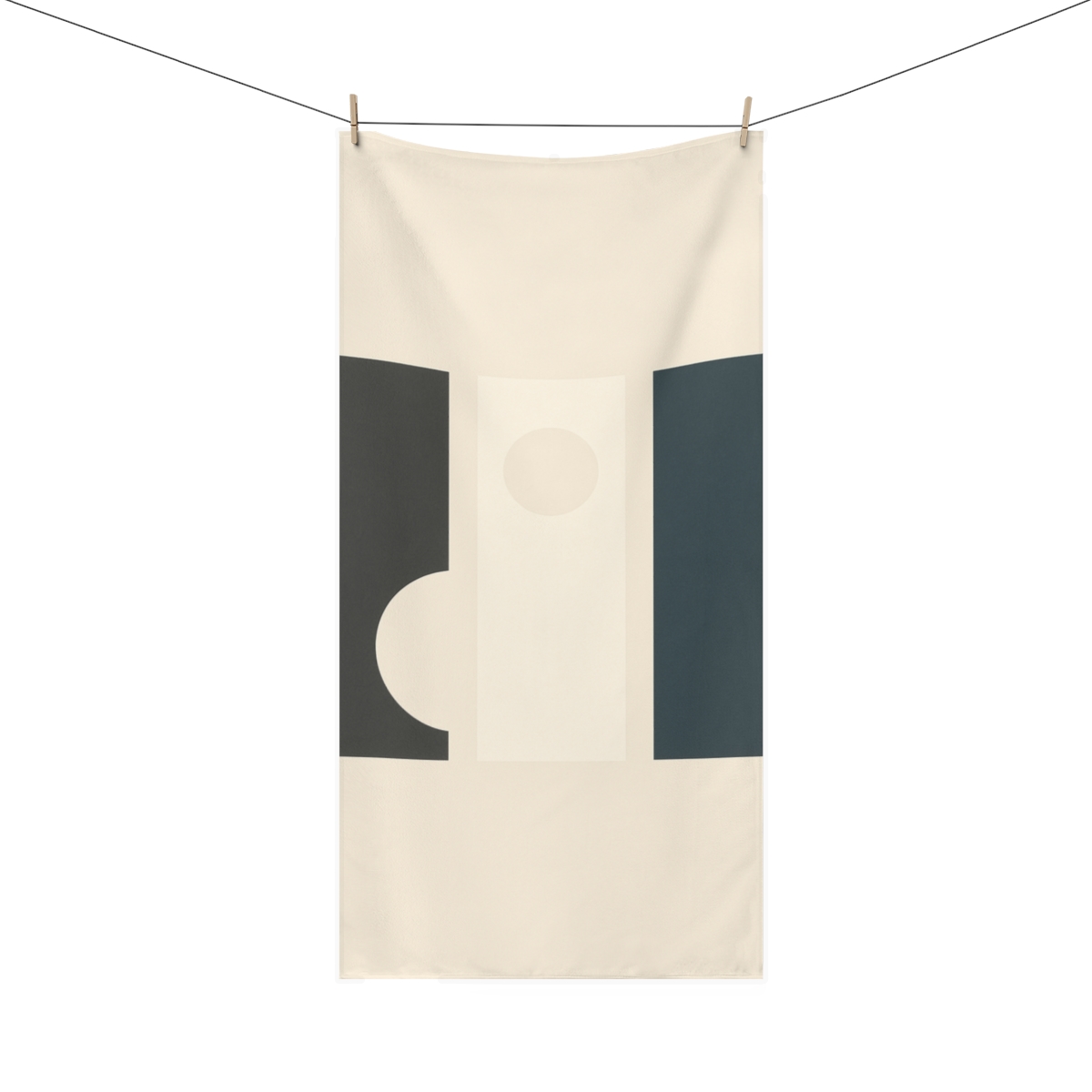 Eclipse Window Triptych custom towels
