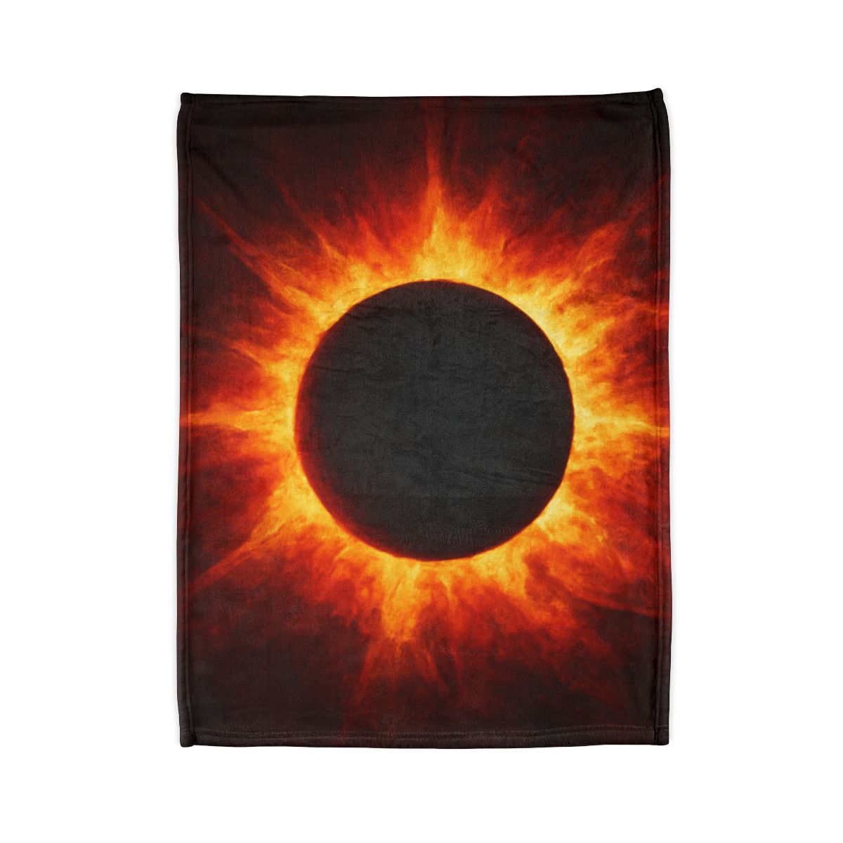 Eclipsed Ember Bloom trendy patterned blankets