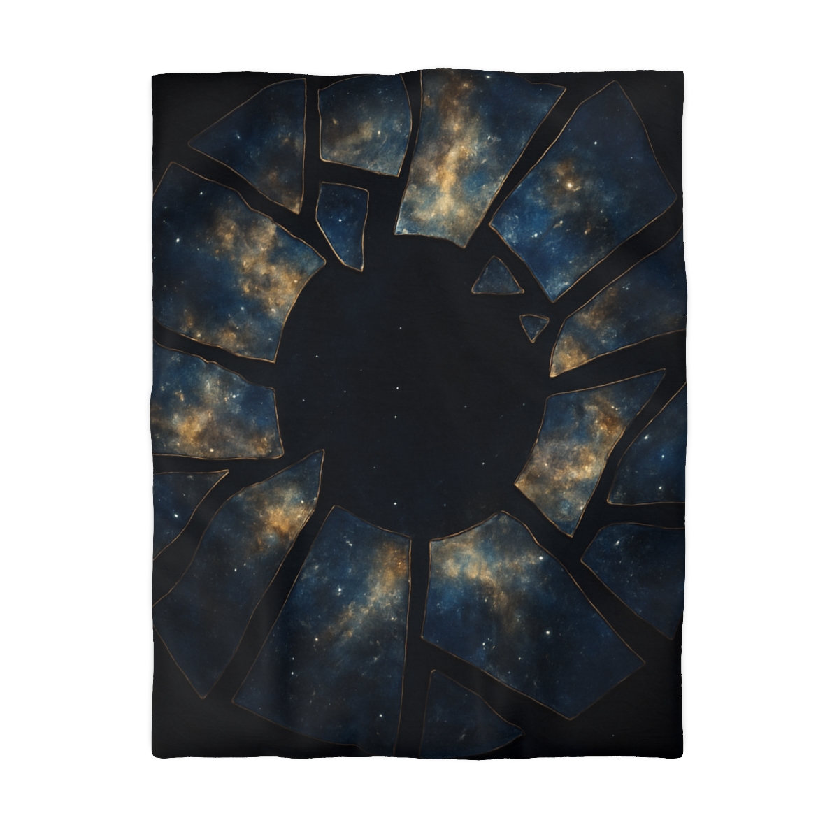 Starlit Fracture Mosaic personalized bedding duvets