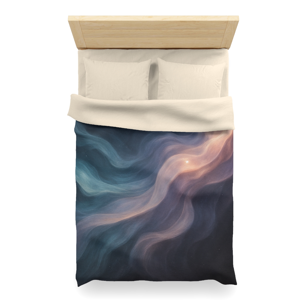 Prismatic Nebula Silk Drift personalized bedding duvets