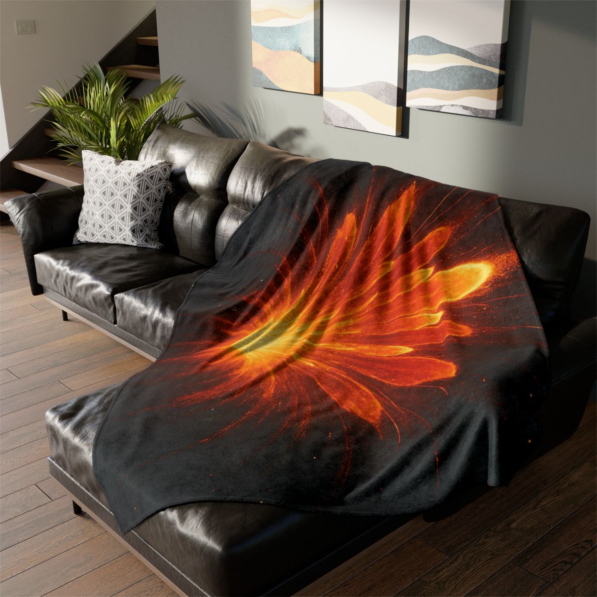 Starburst Petal Crown trendy patterned blankets