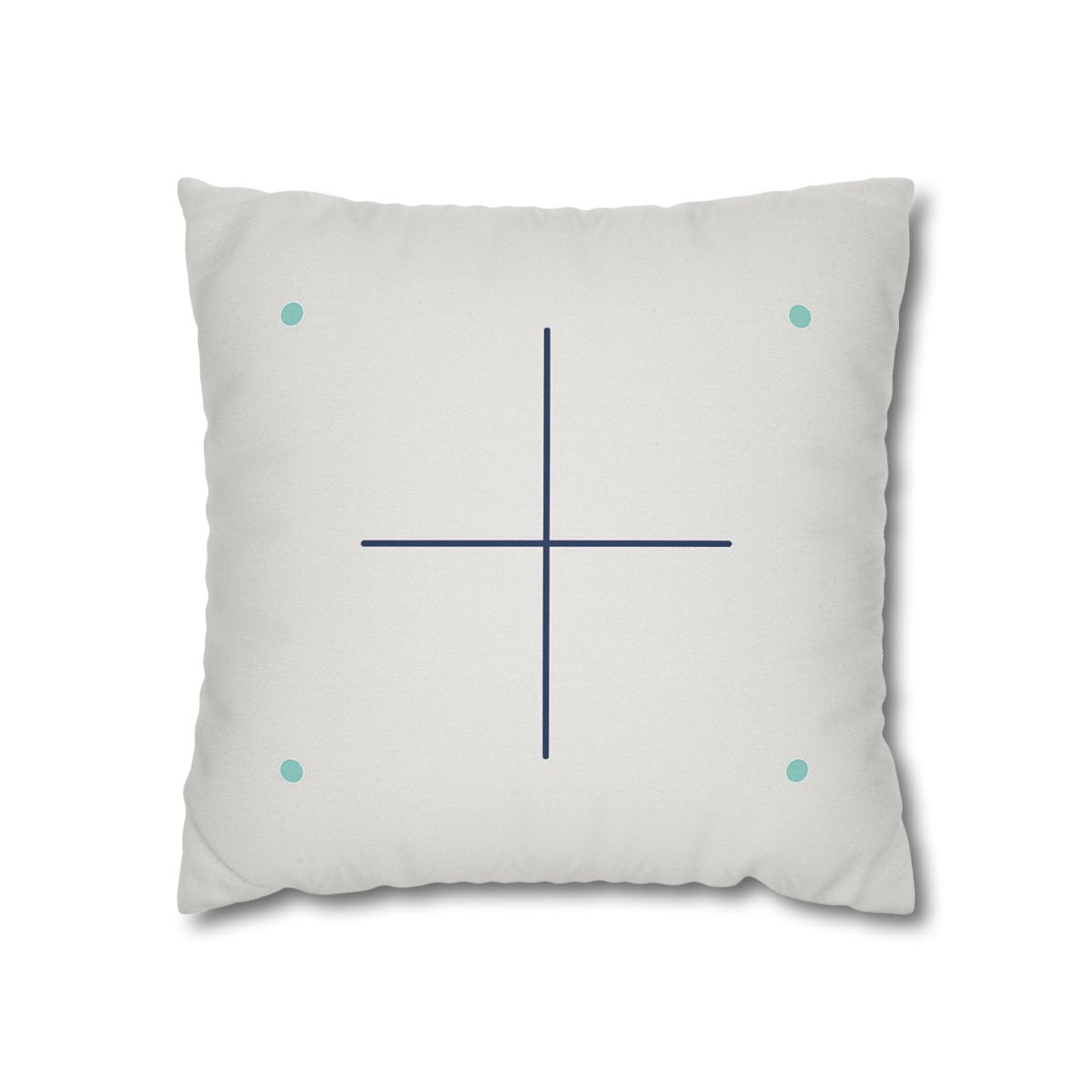 Sparse Meridian Cross And Dots custom pillow cases