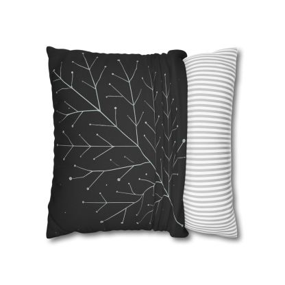 Leaf Vein Constellation Map custom pillow cases
