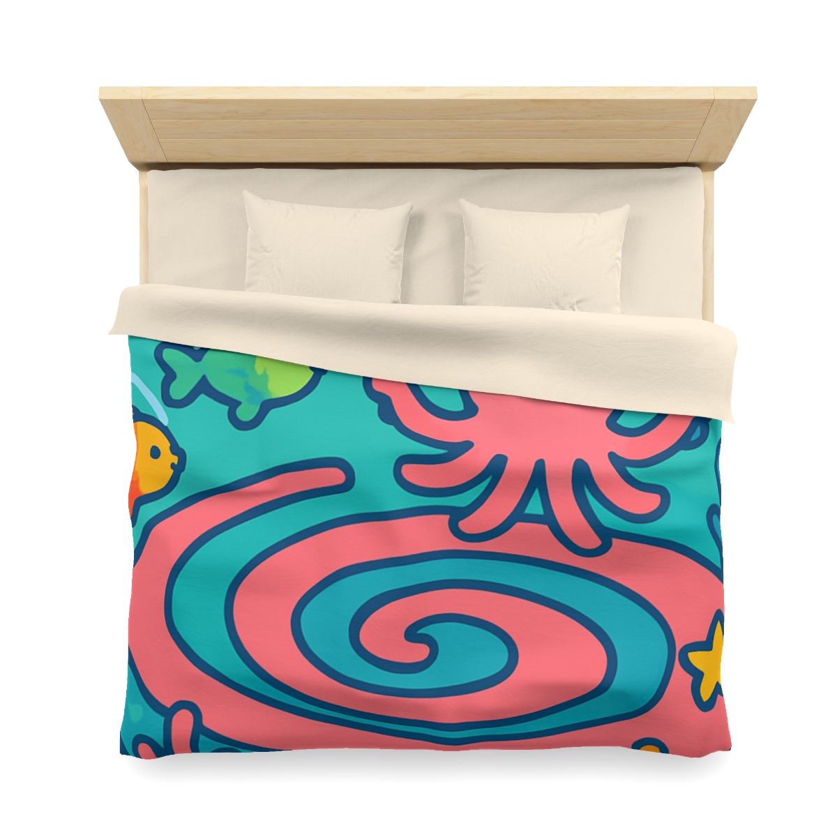 Rainbow Reef Planet Parade warm winter duvets