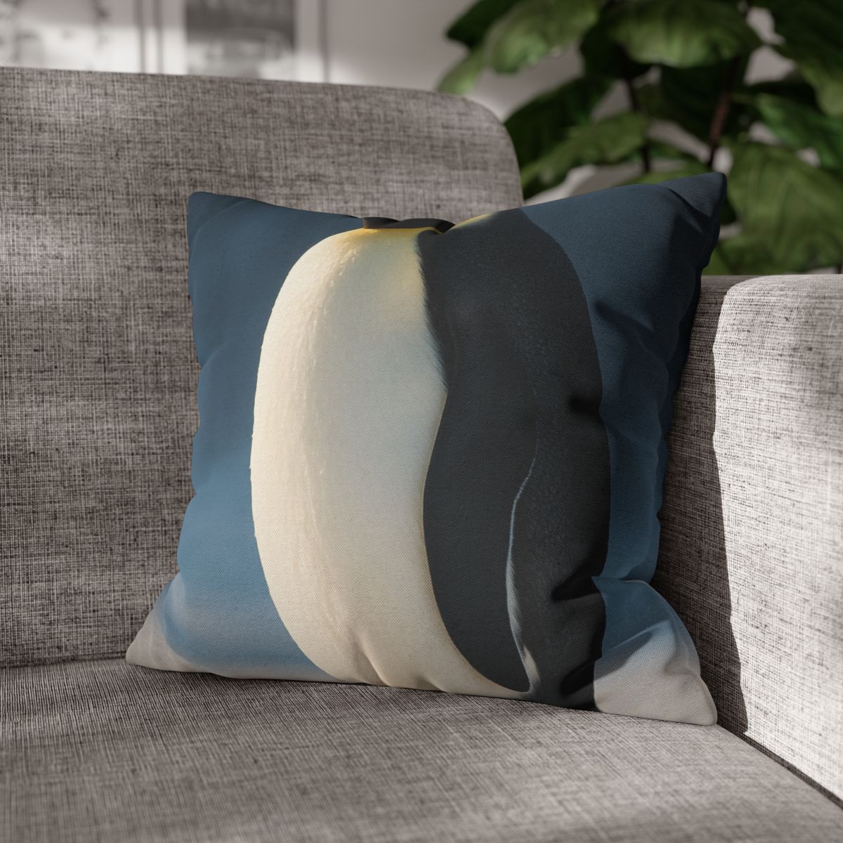 Aurora Drift Emperor Penguin trendy patterned pillow cases