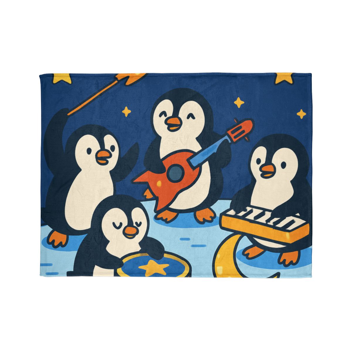 Starlight Symphony Penguin Band warm winter blankets