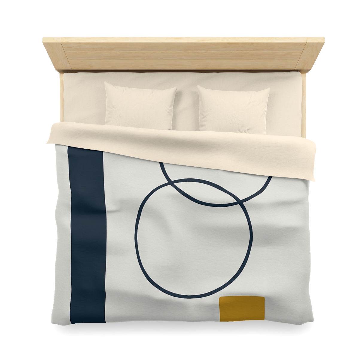 Staggered Rings With Anchored Column soft comforter duvets